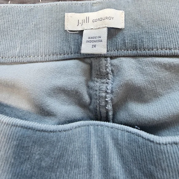 Corduroy Light Blue Pants - Picture 2 of 6